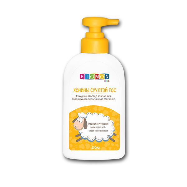 Биомон Кидс хонины сүүлтэй тос 250мл Монос Косметик