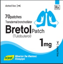 Бретол цэнхэр 1мг №70 наалт Pharmix