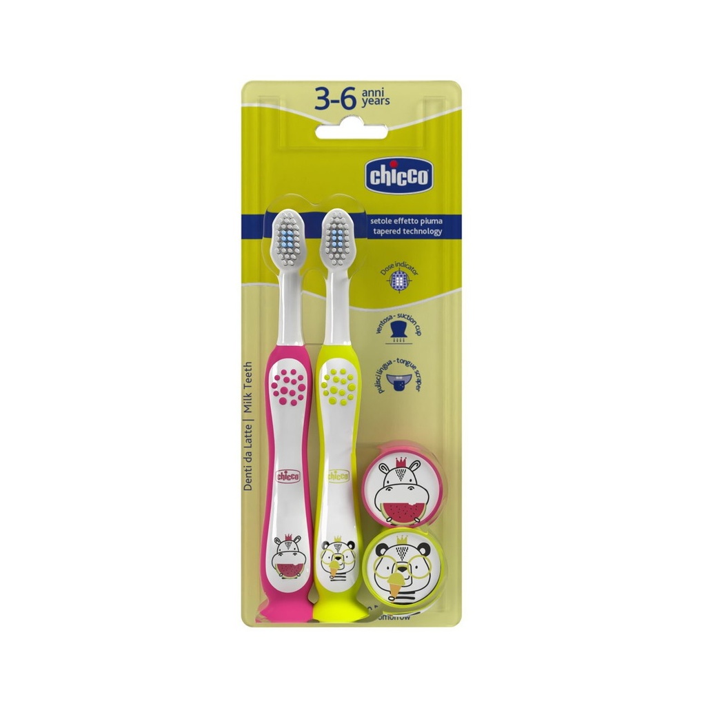 Chicco COMBO HIPPO-PANDA Хүүхдийн сойз 3-6 настай /Усны үхэр+панда/
